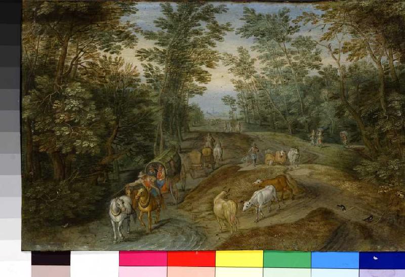 Waldlandschaft. von Jan Brueghel d. Ä.