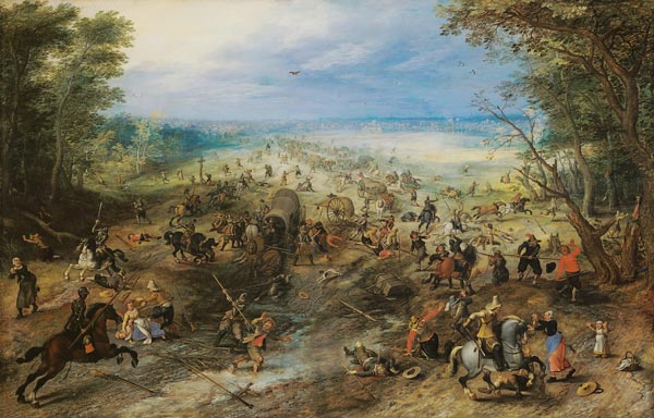 J.Brueghel d.Ä., Der Überfall von Jan Brueghel d. J.