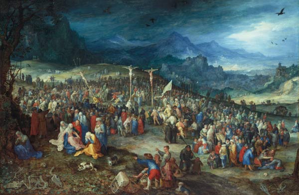 Der Kalvarienberg Jan Bruegel d.Ä.,  von Jan Brueghel d. J.