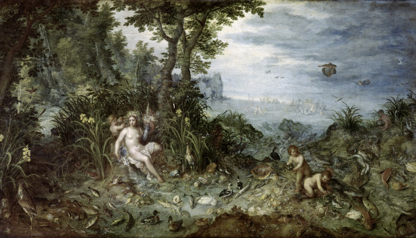 J.Brueghel d.Ä., Allegorie des Wassers von Jan Brueghel d. J.
