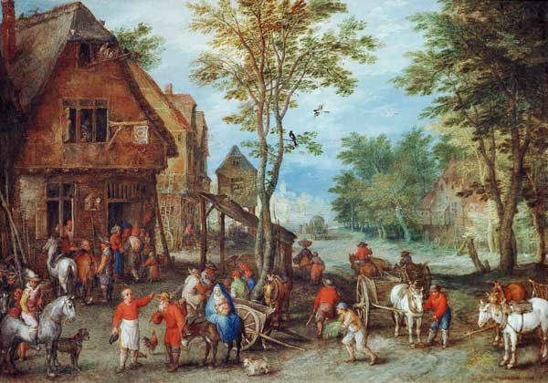 Brueghel the Elder / Searching for Inn von Jan Brueghel d. J.