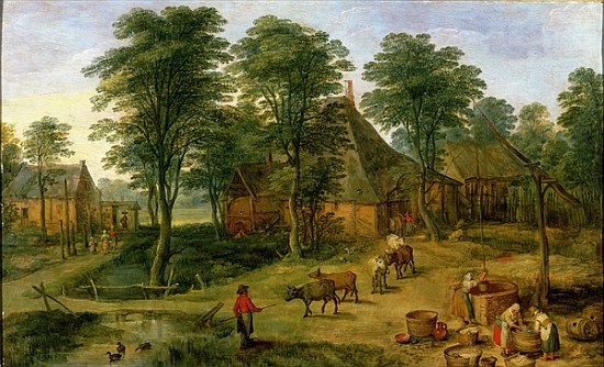 The Farmyard von Jan Brueghel d. J.