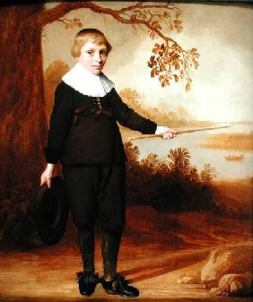 Portrait of a Seven-year old Boy in a River Landscape 1640