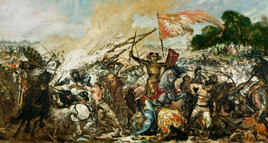 Schlacht bei Tannenberg von Jan Matejko