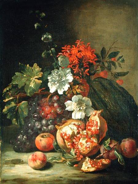 Fruit and Flowers von Jan Peter van the Younger Bredael