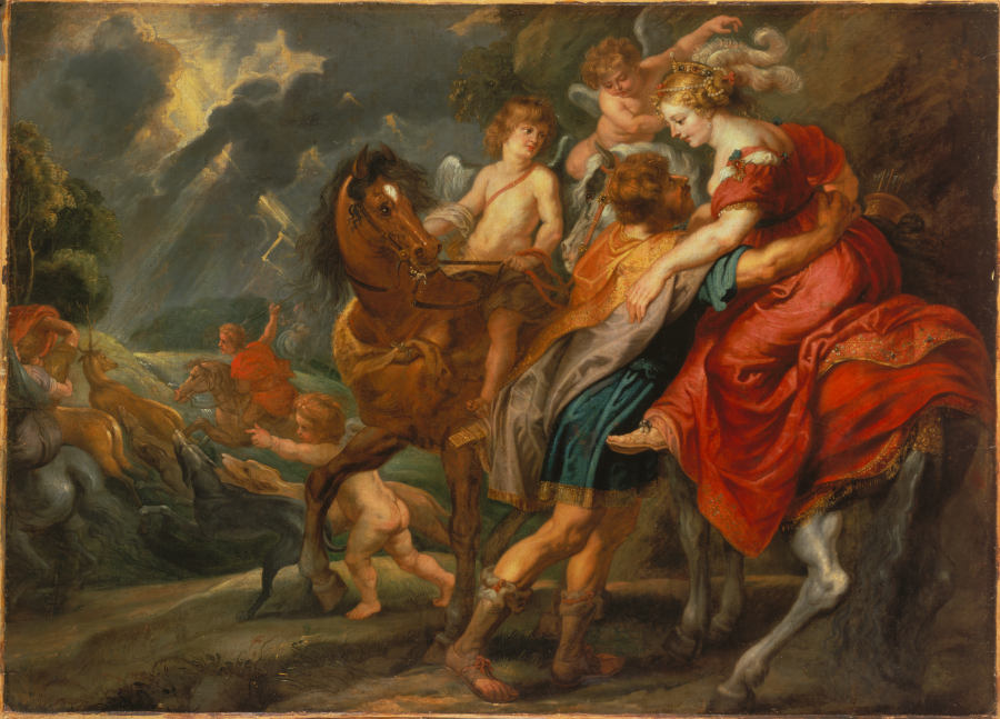 Dido und Aeneas von Jan van den Hoecke