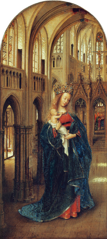 Madonna in der Kirche von Jan van Eyck