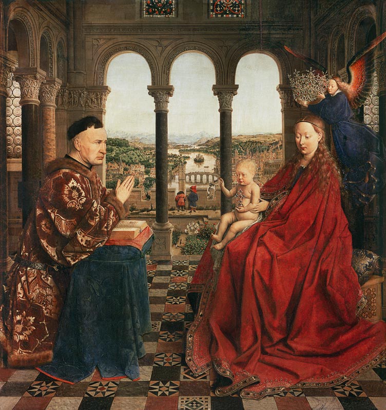 Madonna mit dem Kanzler Rolin von Jan van Eyck