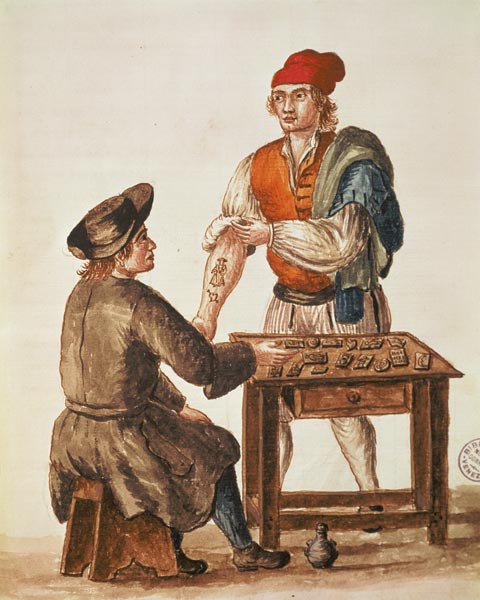 Venetian Tattooer von Jan van Grevenbroeck