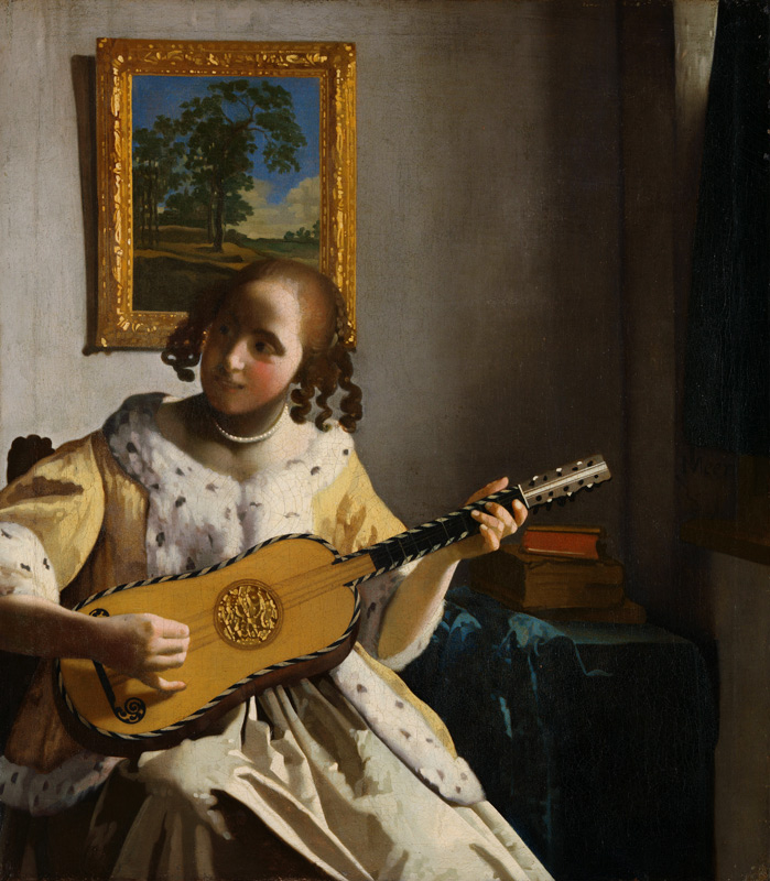 Die Gitarrenspielerin von Johannes Vermeer