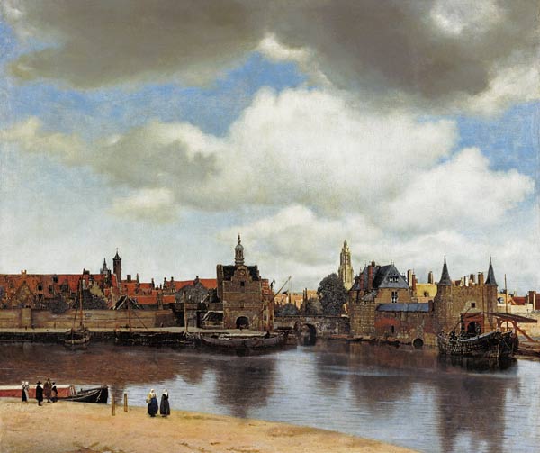 Ansicht von Delft von Johannes Vermeer