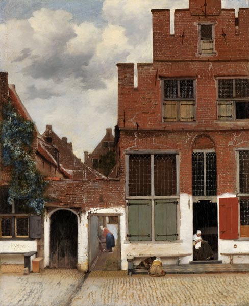 Die kleine Straße von Johannes Vermeer