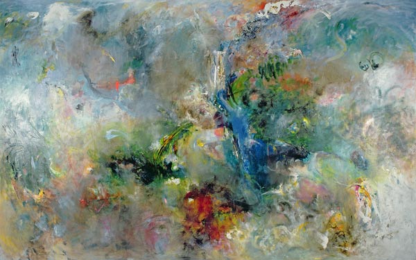 Valley of the Waterfalls, 1994 (oil on canvas)  von Jane  Deakin
