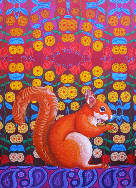 Red Squirrel von Jane Tattersfield