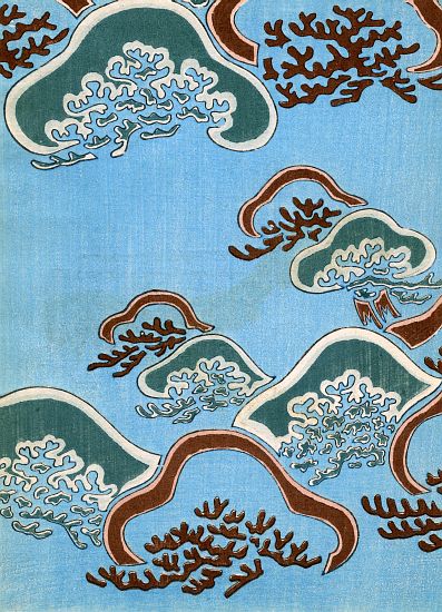 Woodblock Print of Coral von Japanese School, (19th century)
