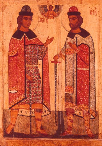 Die Heiligen Boris und Gleb von Jaroslawl