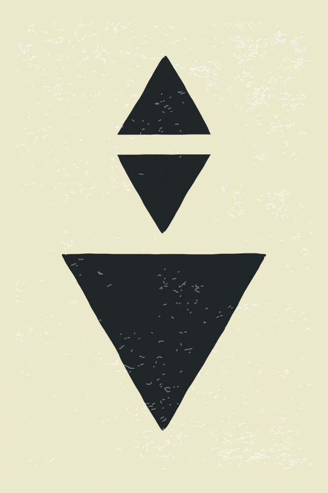 Abstrakte Dreiecke #3 von jay stanley