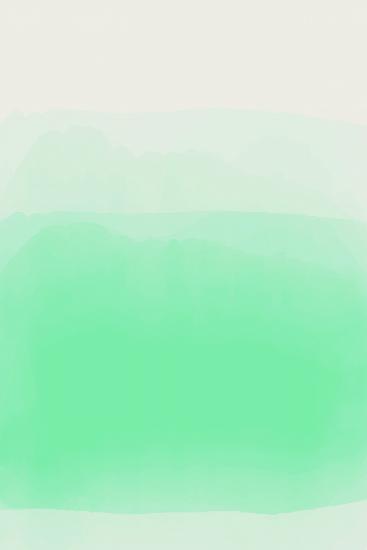 Hellgrüne Aquarellserie Nr. 2