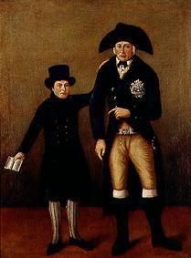 Der Oldenburger Polizeidiener Cassel mit seinem Sohn 1802