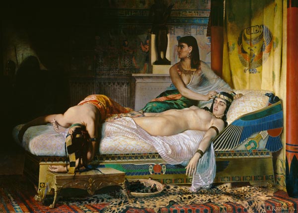 Death of Cleopatra von Jean-Andre Rixens