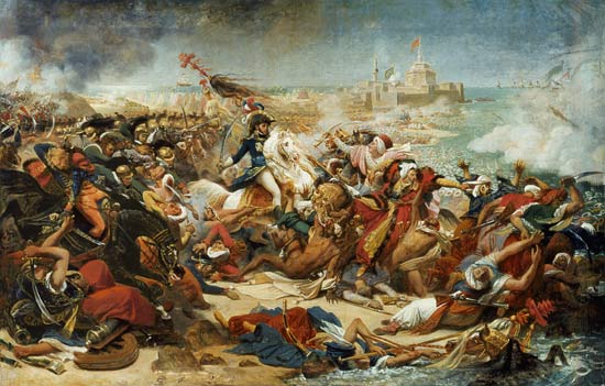 Die Schlacht von Abukir von Jean-Antoine Gros