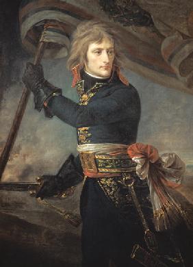 Bonaparte an der Brücke von Arcola 1796