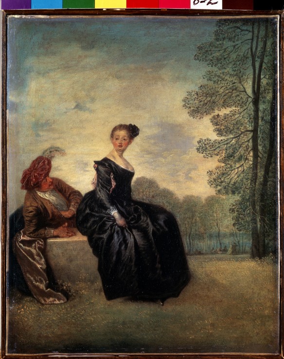 Eine launische Frau (La Boudeuse) von Jean Antoine Watteau