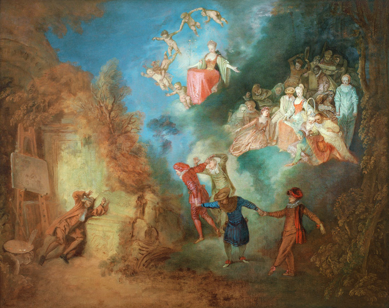 Der Traum des Künstlers von Jean-Antoine Watteau