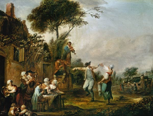 Hochzeit auf dem Lande von Jean-Antoine Watteau