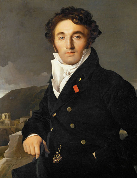 Portrait of Charles Cordier (1777-1870) von Jean Auguste Dominique Ingres