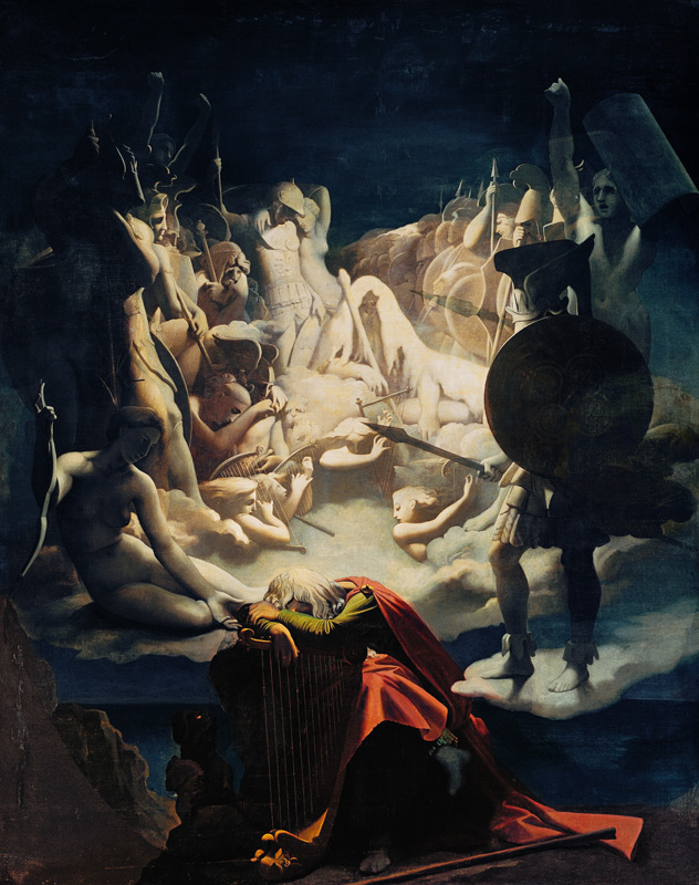 Der Traum des Ossian von Jean Auguste Dominique Ingres