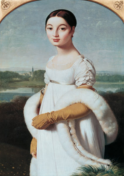 Mademoiselle Caroline Riviere von Jean Auguste Dominique Ingres