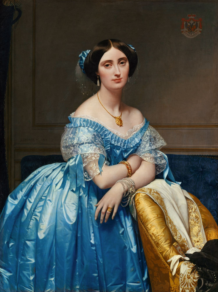 Portrait of the Princesse de Broglie von Jean Auguste Dominique Ingres