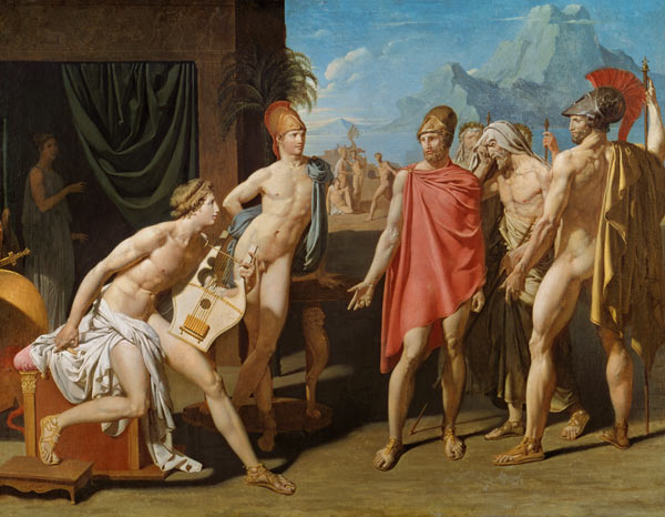 Achill empfängt die Abgesandten Agamemnons von Jean Auguste Dominique Ingres