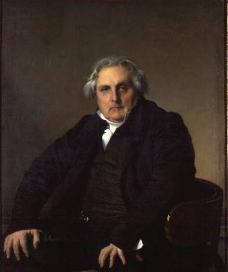 Louis-Francois Bertin (1766-1841) von Jean Auguste Dominique Ingres