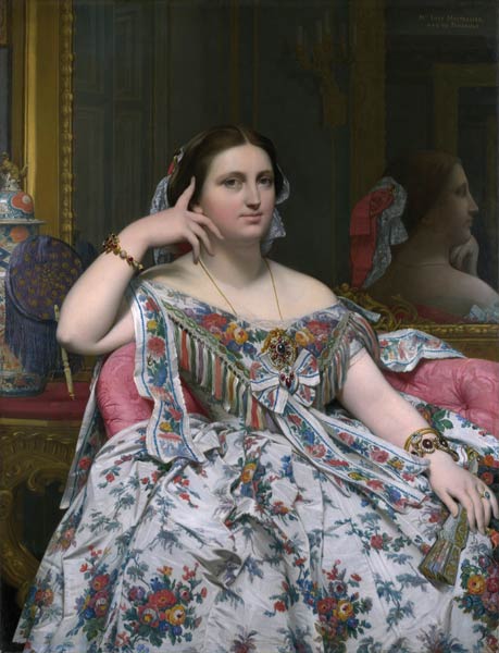 Madame Marie-Clotilde-Inès Moitessier, geb. de Foucauld von Jean Auguste Dominique Ingres