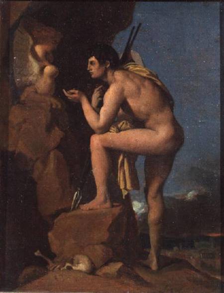 Oedipus and the Sphinx von Jean Auguste Dominique Ingres