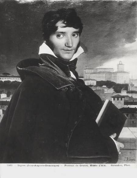 Portrait of Francois Marius Granet (1775-1849) in Rome von Jean Auguste Dominique Ingres