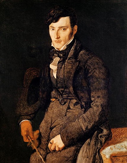 Portrait of Jean-Pierre-Francois Gilibert (1783-1850) 1804-05 von Jean Auguste Dominique Ingres