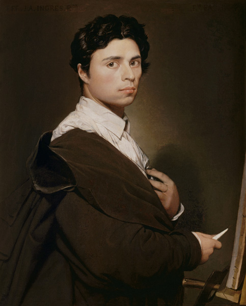 Selbstbildnis von Jean Auguste Dominique Ingres