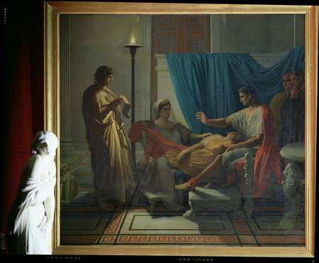 Virgil Reading the Aeneid to Livia, Octavia and Augustus von Jean Auguste Dominique Ingres