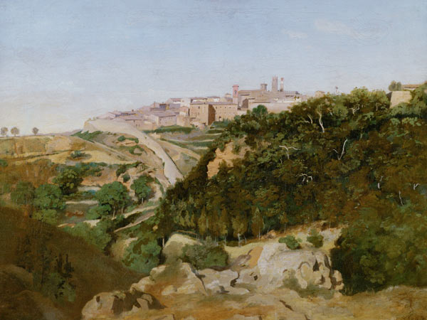 Volterra von Jean-Baptiste Camille Corot
