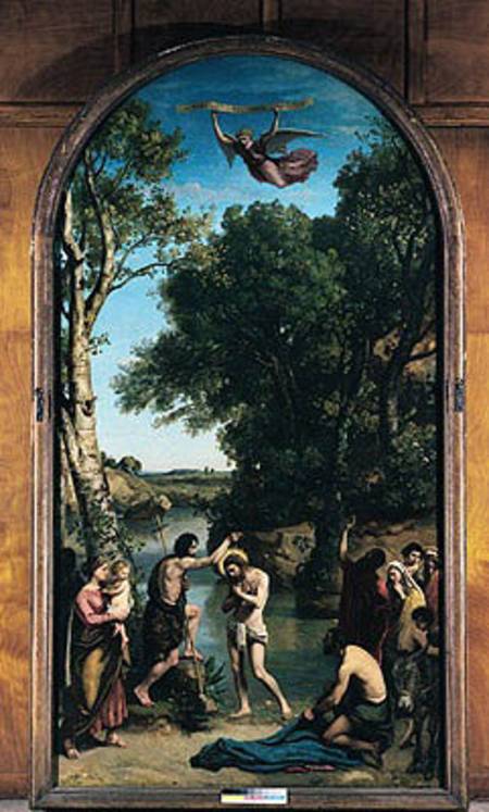The Baptism of Christ von Jean-Baptiste Camille Corot