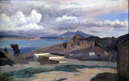 Ischia, View from the Slopes of Mount Epomeo von Jean-Baptiste Camille Corot