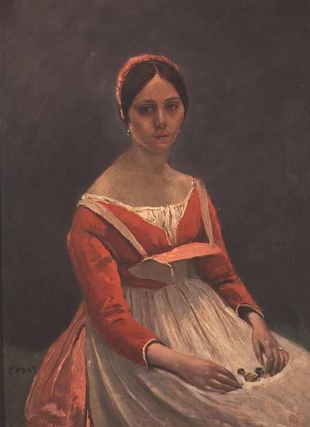 Madame Legois von Jean-Baptiste Camille Corot