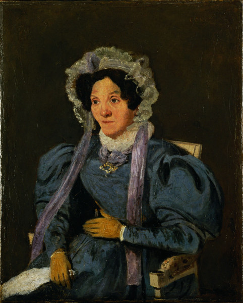 Madame Corot,  die Mutter von Jean-Baptiste Camille Corot