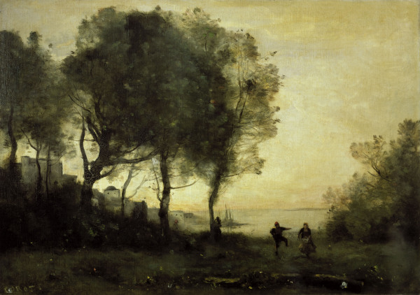 Souvenir d''Italie von Jean-Baptiste Camille Corot