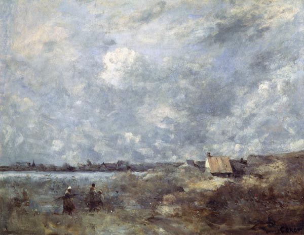 Stürmisches Wetter. Pas de Calais von Jean-Baptiste Camille Corot