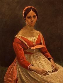 Bildnis einer jungen Frau.