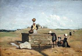 Breton Women at the Well near Batz c.1842